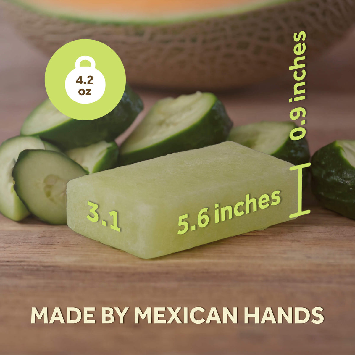 EsponJabon Cucumber with Melon, Hydrating Effect