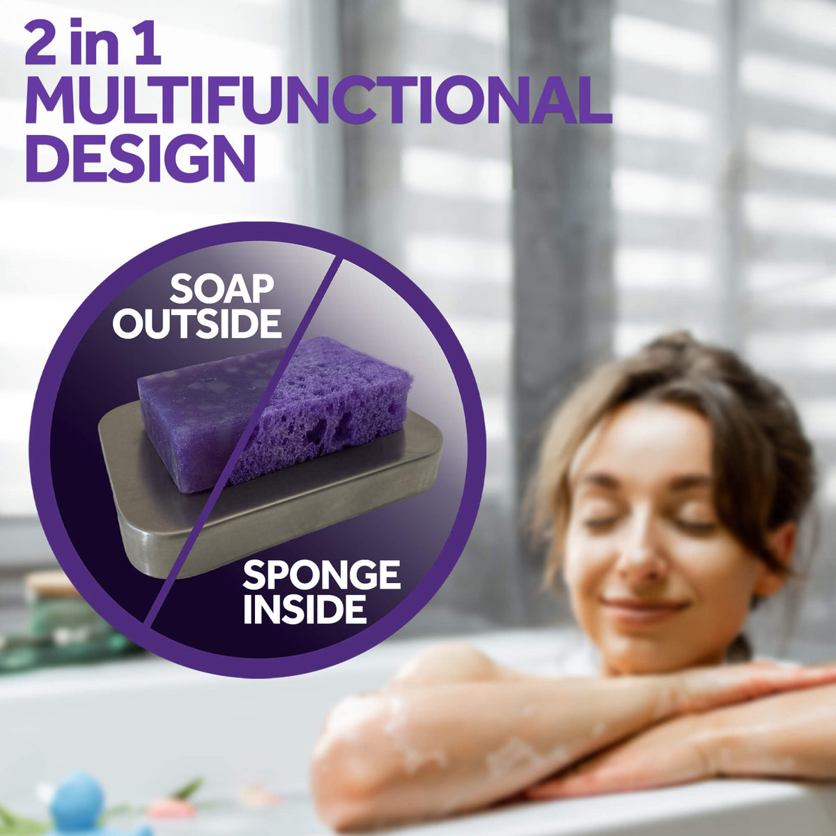 EsponJabon Lavender, Relaxing Effect